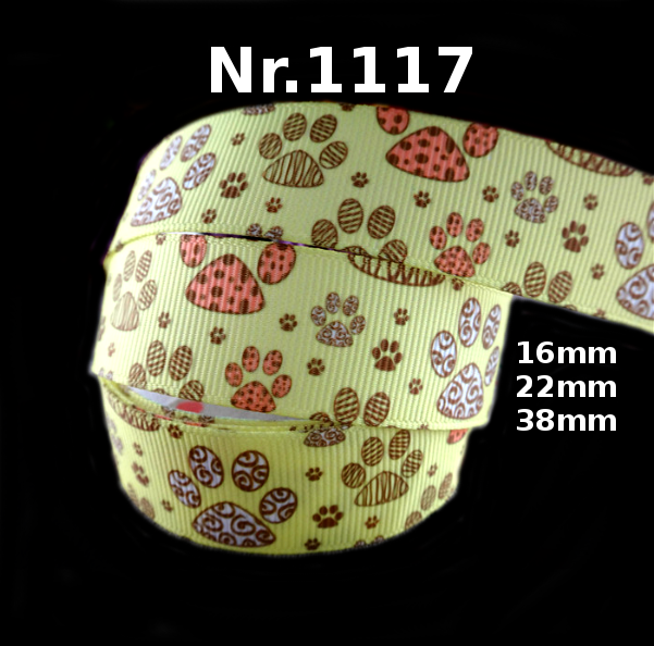 Paw prints on animal patterns
