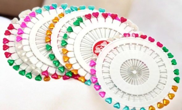 Stecknadel Rad Herzen