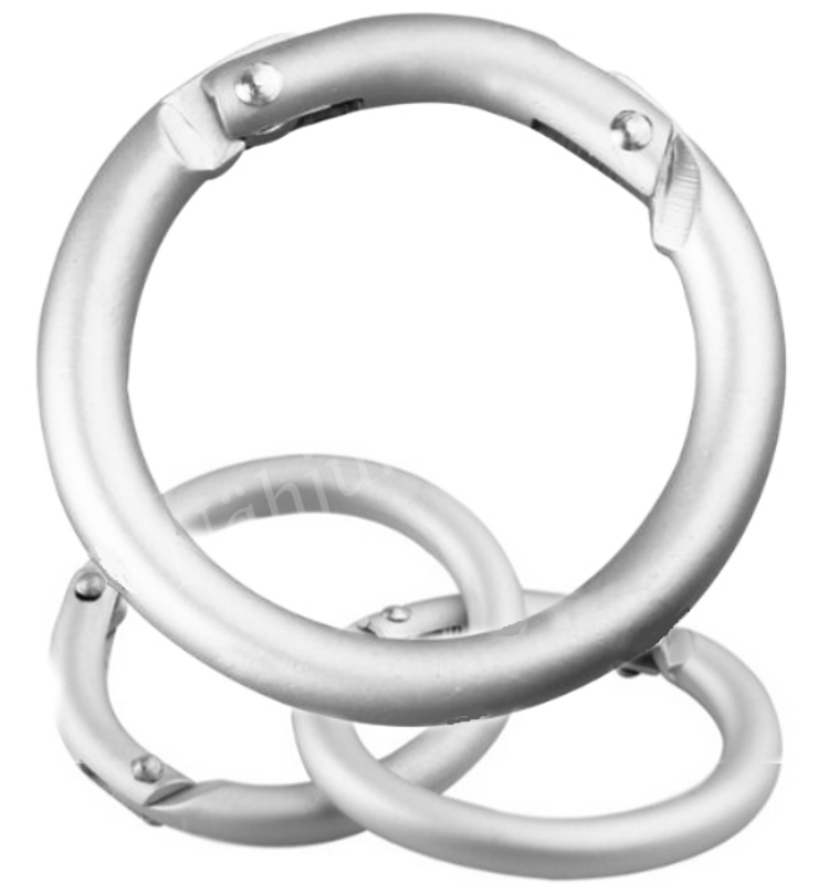 Aluminium Karabiner rund in 28mm
