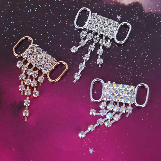 Necklace with crystal rhinestones