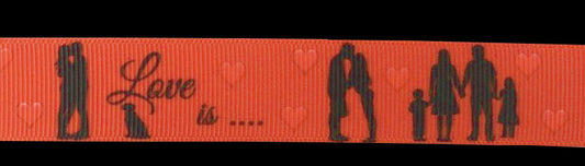 Exklusives Love is... - Band – Ein Band der Vielfalt der Liebe – 25mm