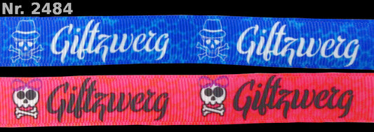 Exklusives Giftzwerg - Band mit Totenkopf