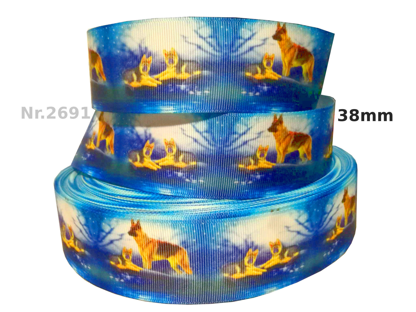 Exklusives Schäferhund & Welpen am Abendsee - Band – 38mm