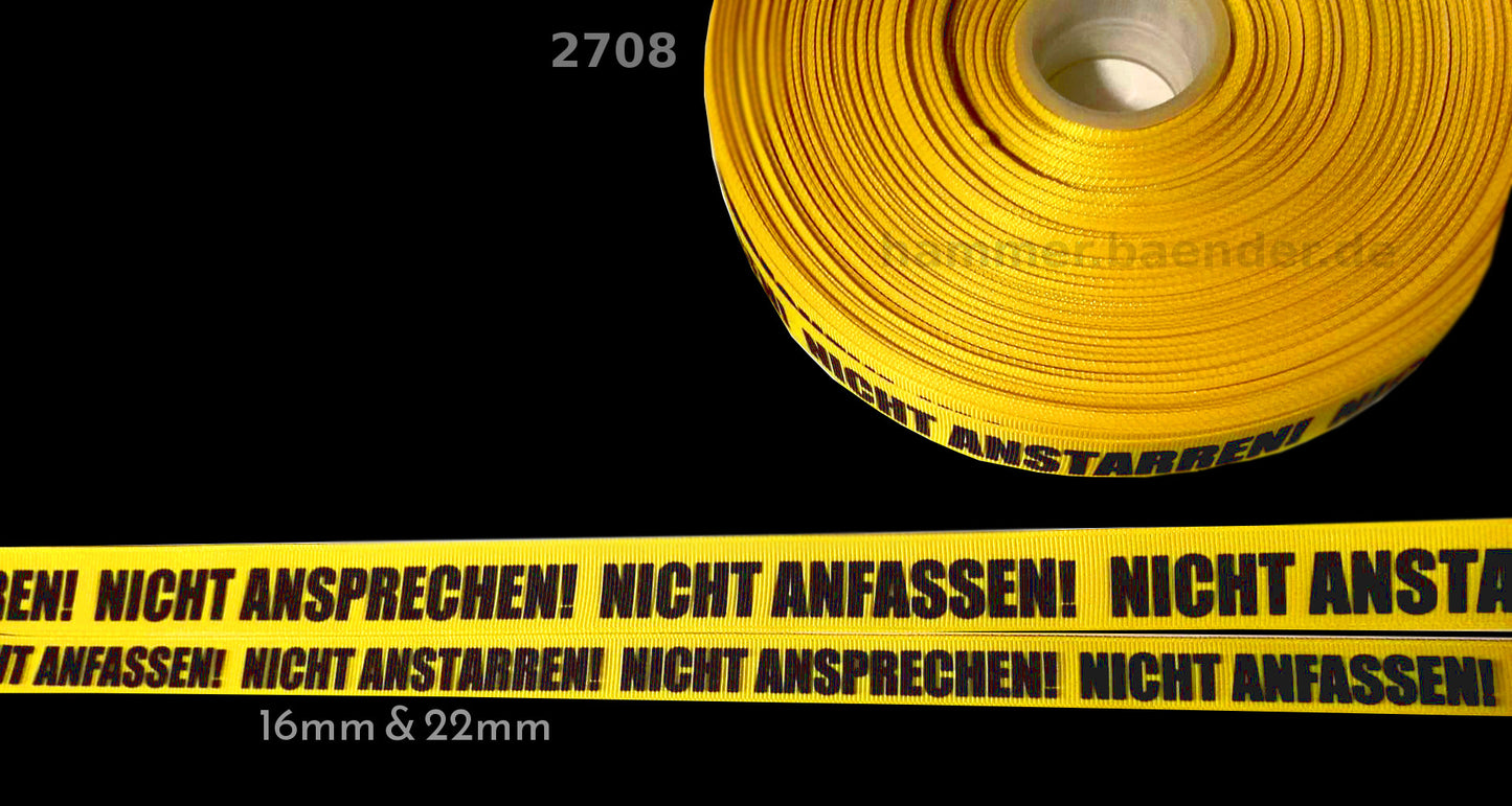 Exklusives Warnband Nicht Ansprechen! Nicht Anfassen! Nicht Anstarren!