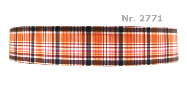 „Classic Check Collection – Farbenfrohe Karo-Ripsbänder für zeitlose Akzente“ 25 mm