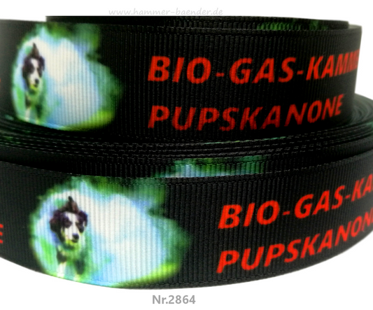 Exklusives Bio-Gas-Kammer & Pupskanone -Band – Humorvoll für Hundebesitzer – 22mm