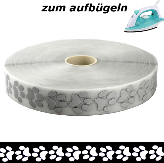 Reflektierende Pfoten zum aufbügeln