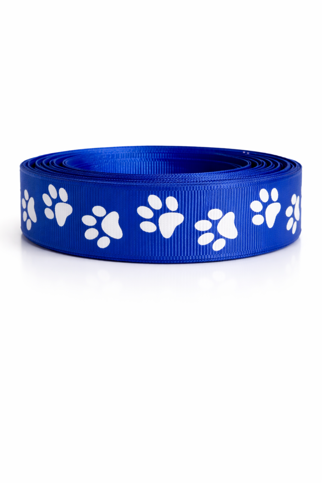 🐾 Tierische Pfoten-Prints – Klassisches Ripsband in Rot, Pink, Blau, Weiß & Schwarz 🐾