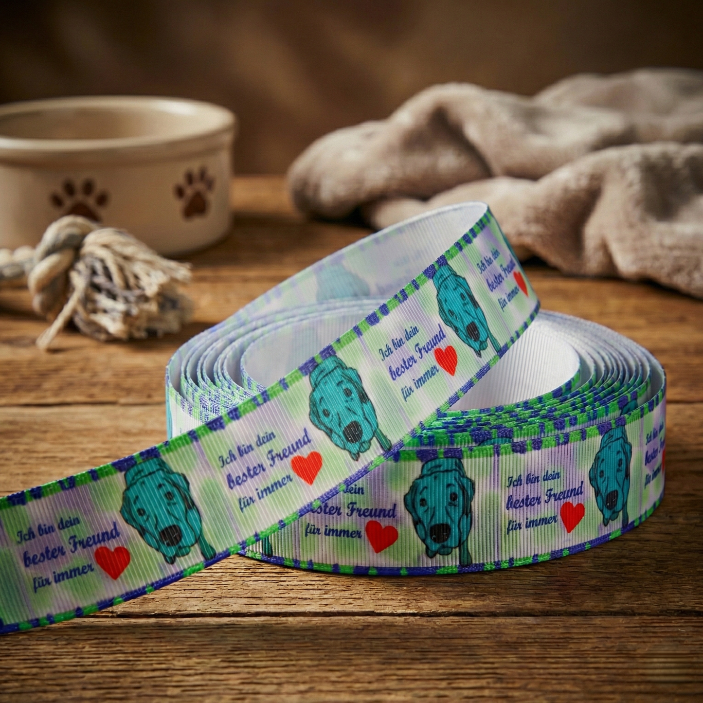 Exclusive Best Friend Forever Band with Labrador & Pastel Colors – 25mm