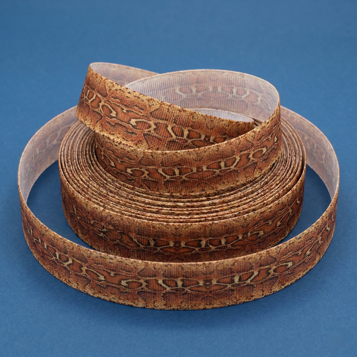 Exklusives Braunes Schlangenmuster -Band – 22mm