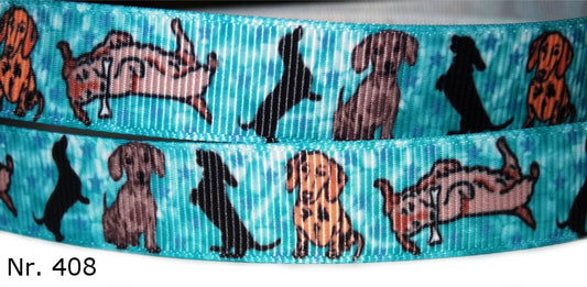 Exklusives Dackel im Wasser -Band – 16mm