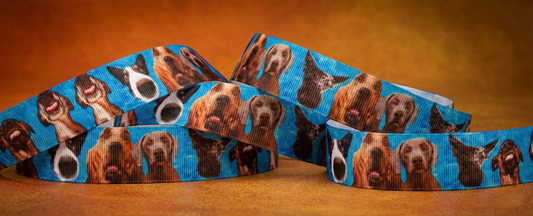 Exklusives Poolparty - Hunde - Band mit Wasser - Hintergrund – 25mm