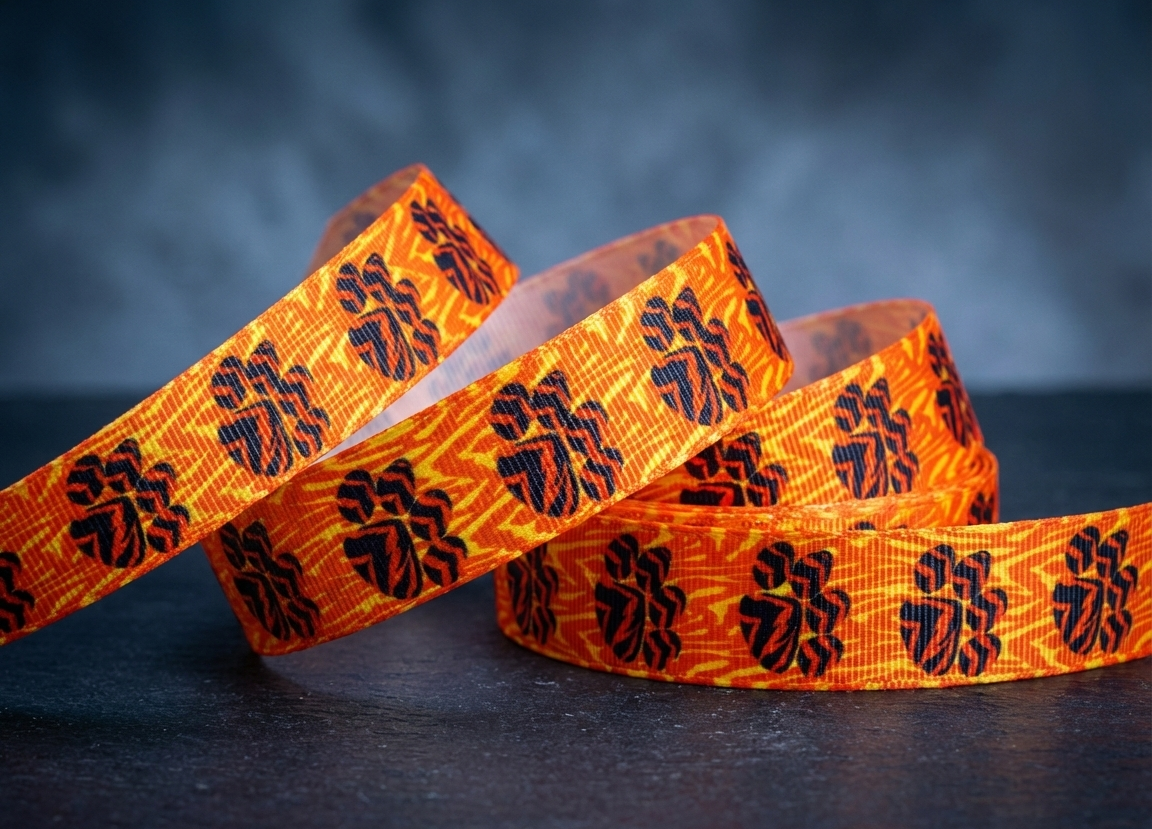 Exclusive Tiger Stripes & Paw Print Band – An eye-catcher for the daring – 22mm
