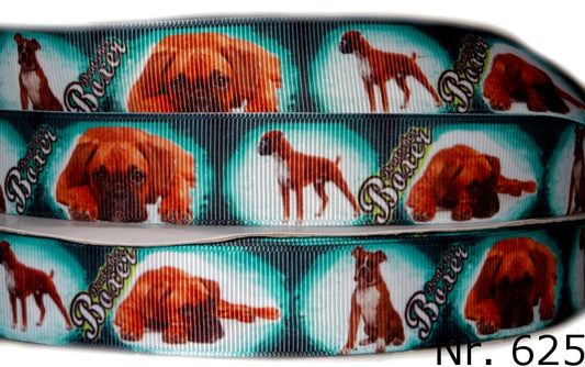 Exklusives Deutscher Boxer -Band mit leuchtendem Effekt – 25mm