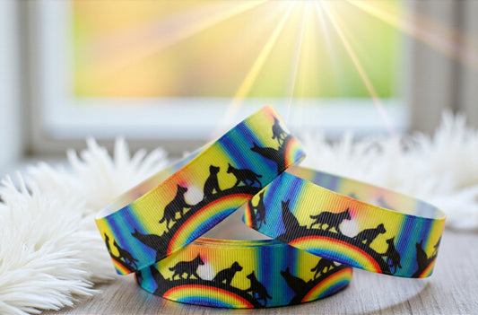 Exklusives Regenbogenbrücke - Band – 22mm