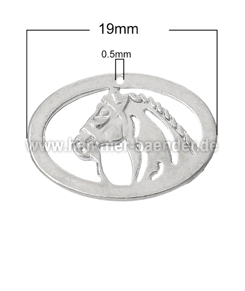 Verschiedene Anhänger Thema Pferd