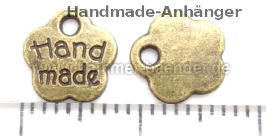 Verschiedene Handmade Made with Love Anhänger