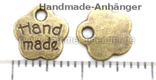 Verschiedene Handmade Made with Love Anhänger