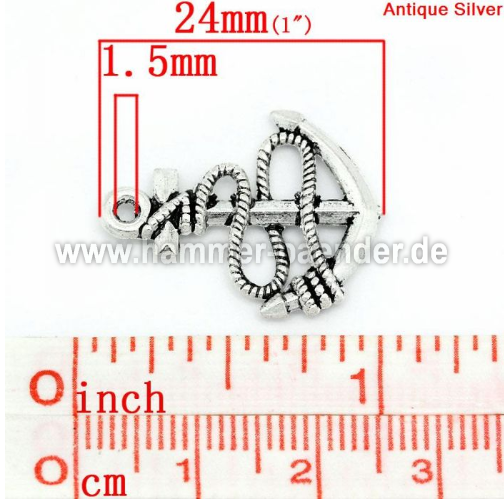 Verschiedene Anhänger Thema Maritim