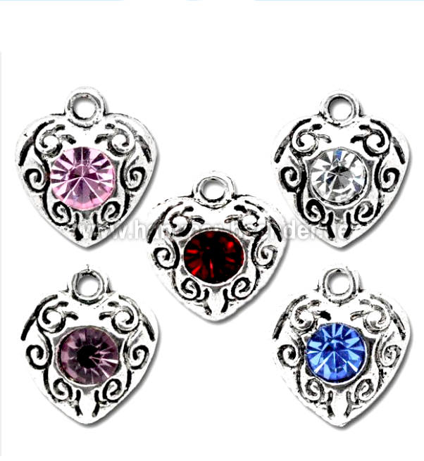 Anhänger Herz aus Acryl