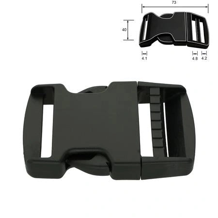 Plastic click closure