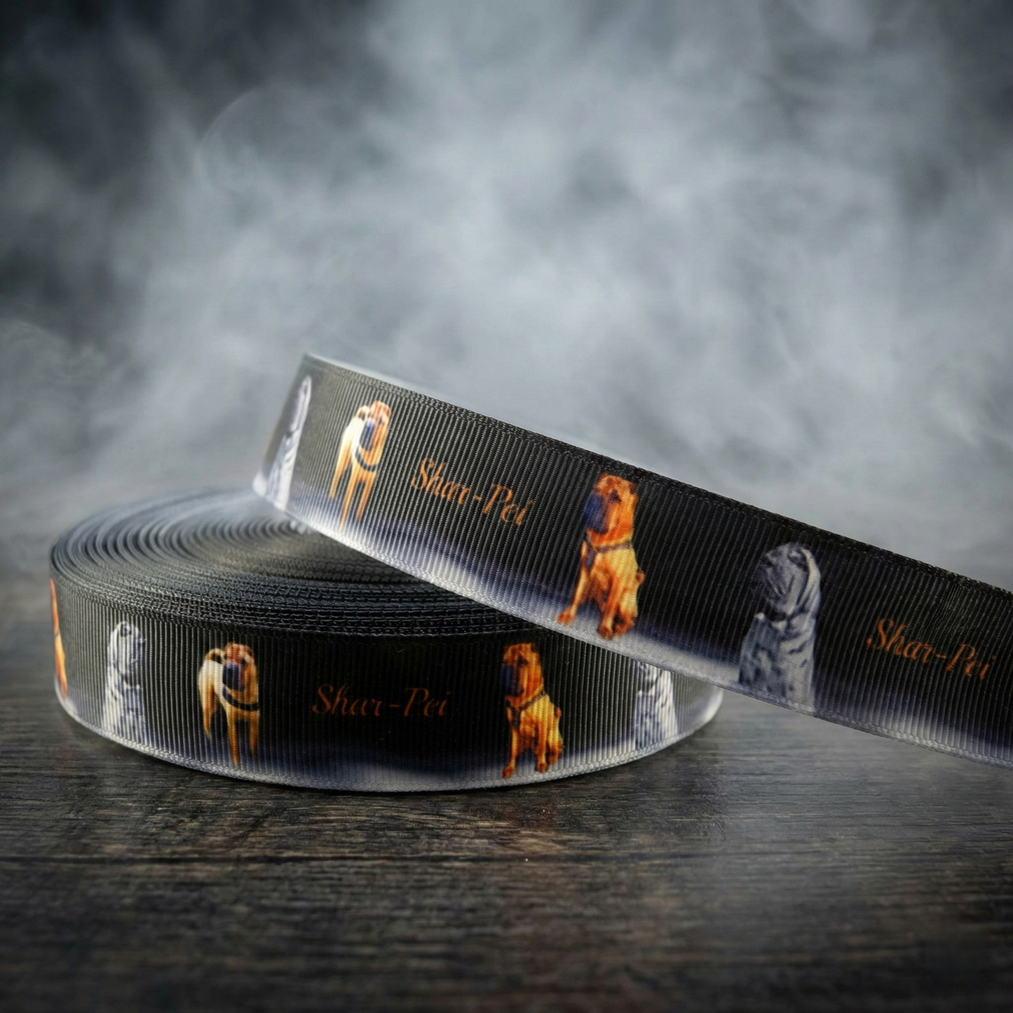 Exclusive Shar Pei strap with mist effect – 22mm
