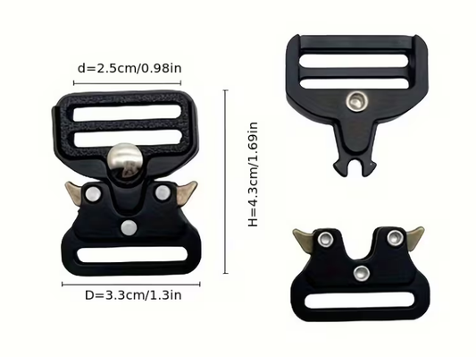 Metall-Schnappverschluss 25 mm