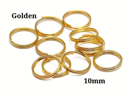 Schlüsselringe 10 mm- 5Stk einheit – Vielseitige Verbinder für DIY & Schmuck "Farbwahl"