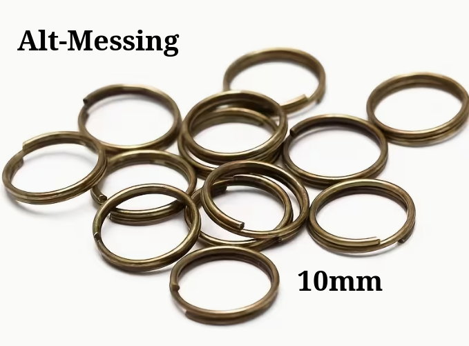 Schlüsselringe 10 mm- 5Stk einheit – Vielseitige Verbinder für DIY & Schmuck "Farbwahl"