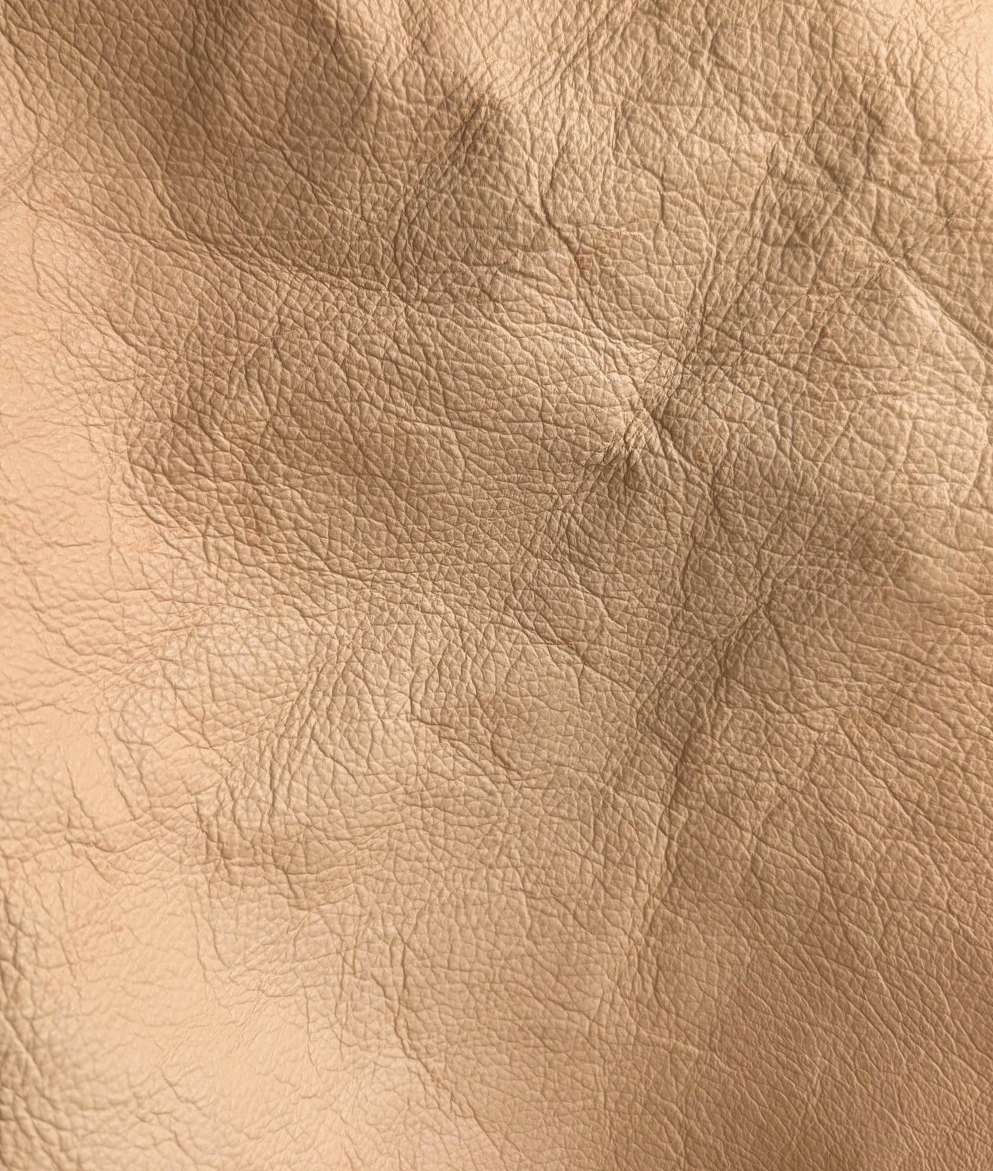 Remnants of leather strips (genuine, nappa leather) cream