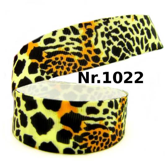 Giraffe pattern ribbon – 22mm
