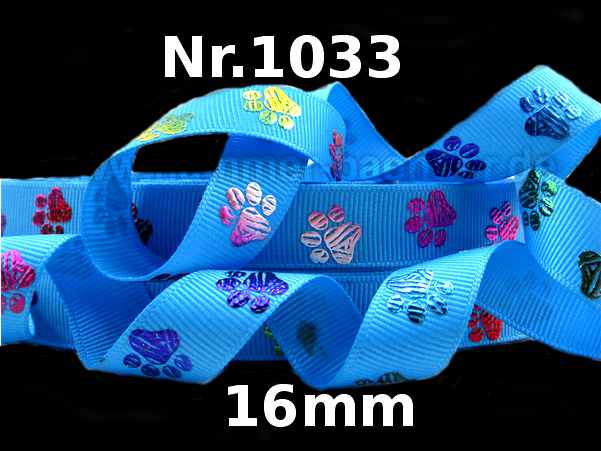 Pfotenabdrücke Regenbogen - 16mm