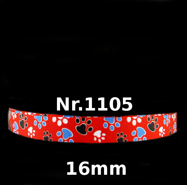 Pfoten auf rotem Hintergrund - 16mm