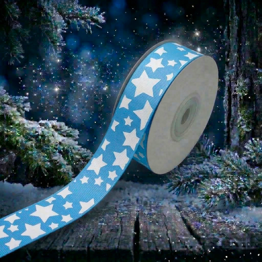 „Himmlischer Sternenhimmel für Deine Kreativprojekte – Motivband Sky in 25 mm“