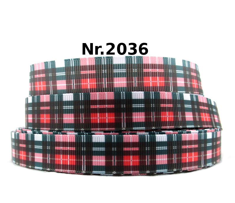 Kariert Rot in 16 und 25mm