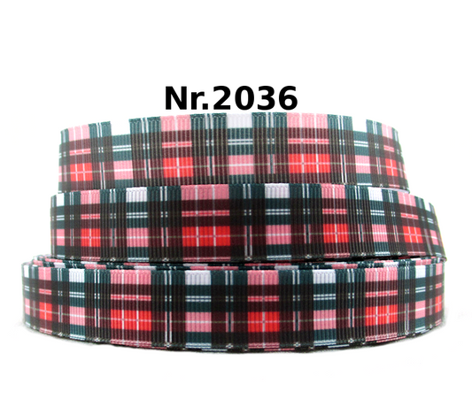 Kariert Rot in 16 und 25mm