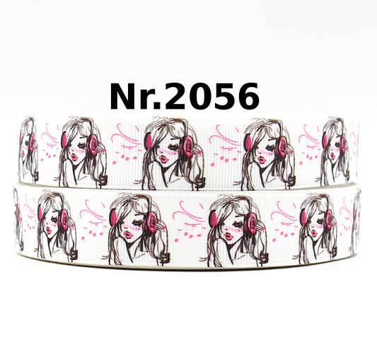 „Music Girl“ – Modernes Design – Ripsband 22 mm