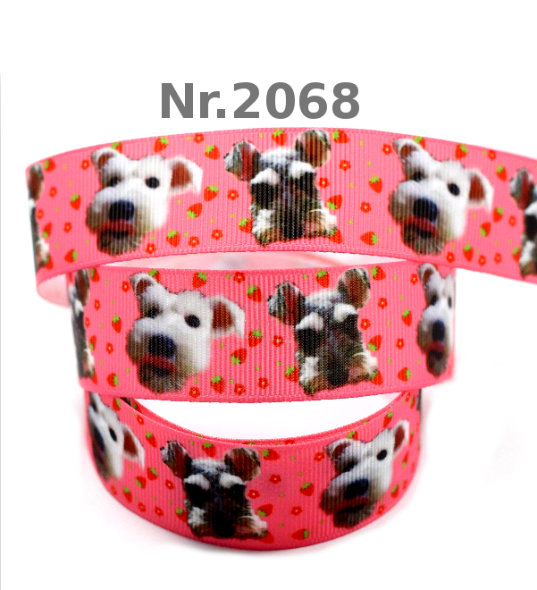 „Beerenstarker Terrier-Charme – Verspieltes 22 mm Band für kleine Strolche“