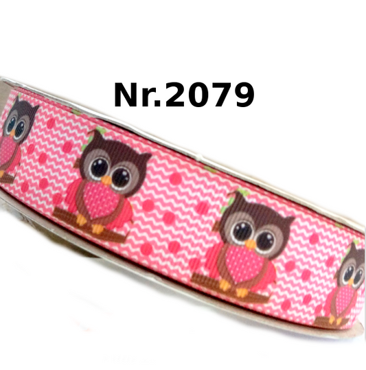„Pinker Eulen-Traum – Hochwertiges Motivband für tierisch gute Designs“