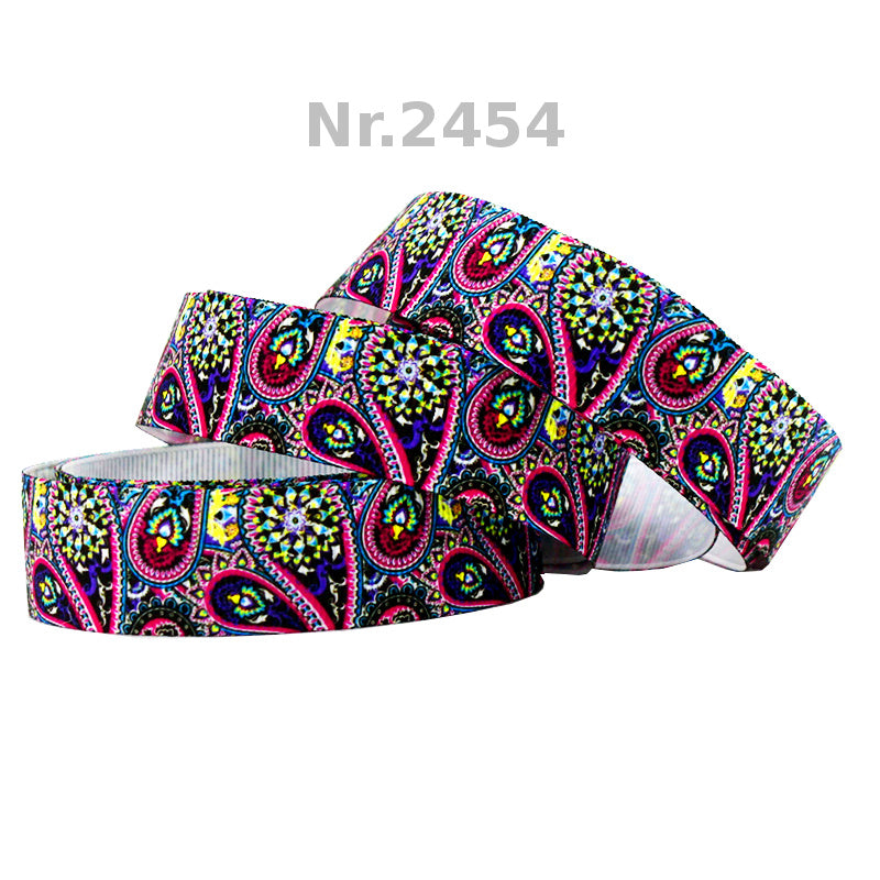 Paisley Flower Power Ripsband 22mm