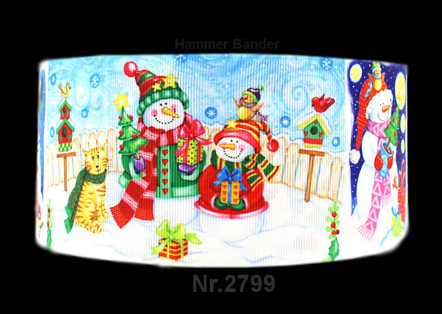 Nr. 2799 Schneemann im Natur – 22mm