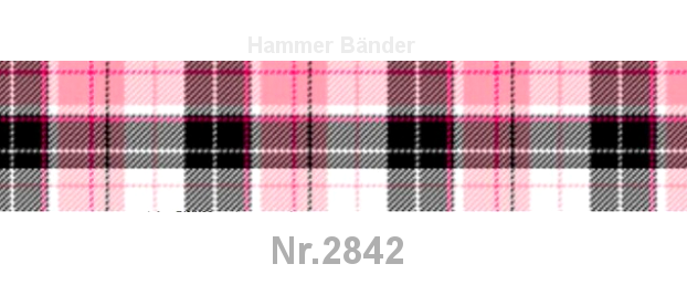 Nr.2842 Karo Pink/Schwarz – 16mm
