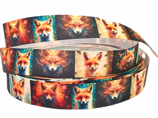 Surreale Fuchsvisionen – Exklusives bedrucktes Band 22mm