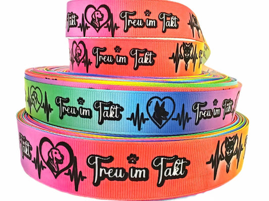 Treu im Takt – Exklusives bedrucktes Band