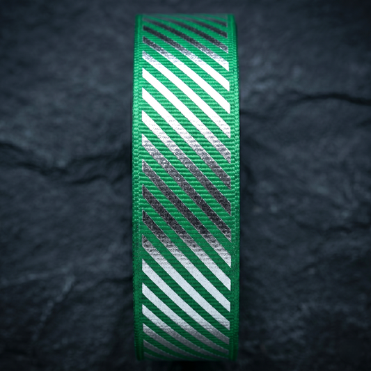 „Silver Flash“ – Glamouröser Folien-Druck 22mm