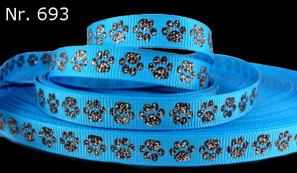 Pfotenabdrücke mit Glitzer