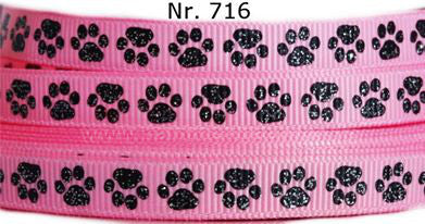 Pfotenabdrücke mit Glitzer