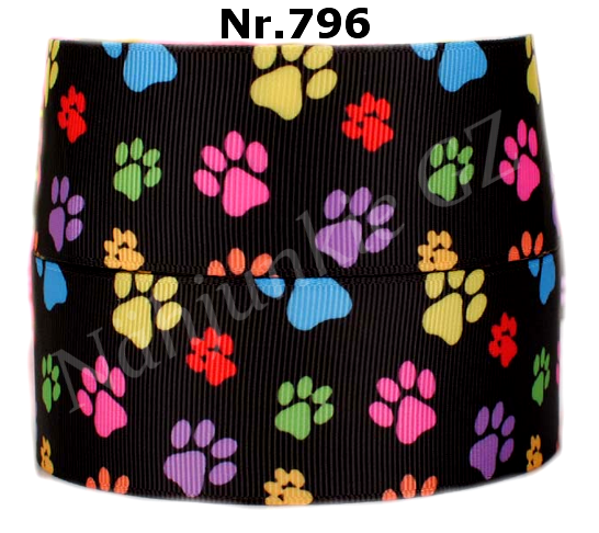 Pfotenabdrücke Bunt