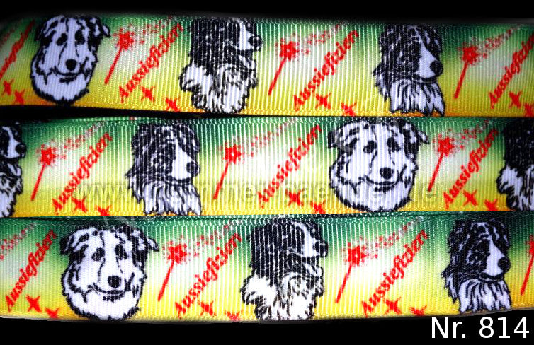 Exklusives Aussiefiziert -Band – Verzaubert vom Australian Shepherd – 22mm