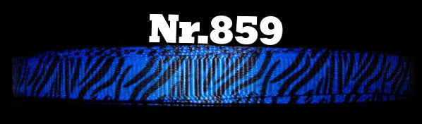 „Wild Color Splash – Knalliges Zebra-Ripsband“ 9mm